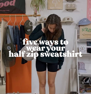 Five Ways to Style a Half Zip Sweater - Slow South